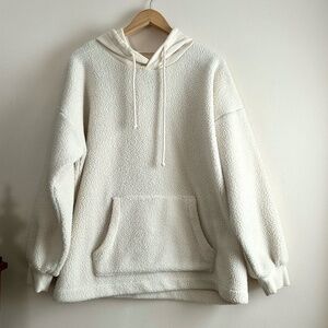 Madewell • (Re)sourced Fleece Bubble-Sleeve Hoodie Sweatshirt‎